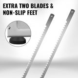 Home AND Kitchen VEVOR Commercial Toast Bread Slicer, 12mm Thickness Electric Bread Cutting Machine, 31PCS Commercial Bakery Bread Slicer, 110V Toast Cutter Cutting Machine, Bread Cutter for Bread Sheet Cutter Cutting